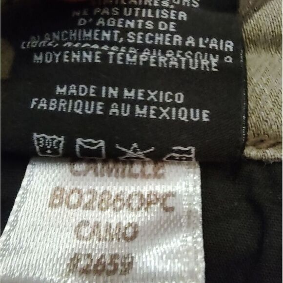 Black Orchid skinny cargo camo jeans stretchy 25 - Picture 8 of 13